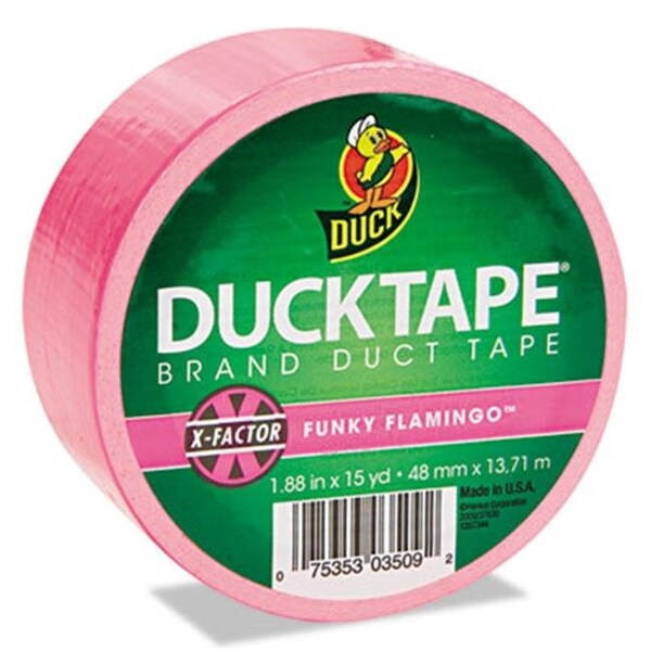 Henkel 1265016 Colored Duct Tape; 1.88 in. x 15 yds; 3 in. Core; Neon Pink 1265016 - main